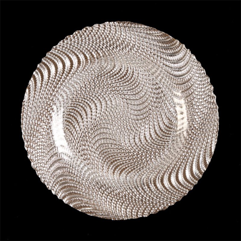 Wholesale Glass Charger Plate PZ-002 - Image 4
